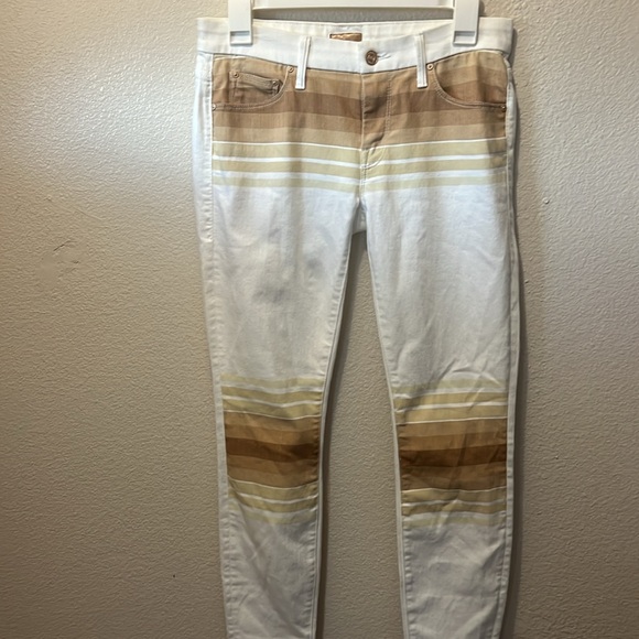 Mother The Looker Love on the Line Stripe Jeans size 27 - Picture 3 of 14